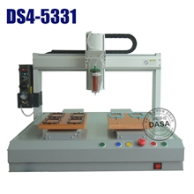 双滑台|自动点胶机|交替产品自动点胶高效率适用于UV胶和银胶等