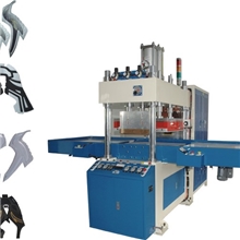 鞋面高周波热合机鞋材商标焊接切断设备协和鞋材高周波熔接机