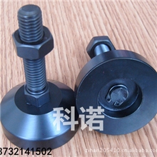 M12电脉涂漆黑色金属调节脚,电脉喷漆碳钢调整脚,高档设备支撑脚