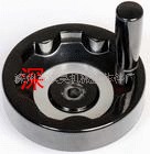 【厂家供应】旗昊牌100*12带可折手柄内波纹手轮