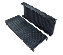 机械设备导轨防护罩PVC骨架风琴式护罩防水防油防腐蚀