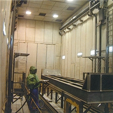 专业销售喷砂喷漆房设备大型喷砂设备风吸式喷砂房