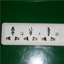 厂家直销流水线插座、两位三孔窄板插座