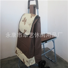 厂家直销批发爬楼带凳拉杆车万向轮购物车