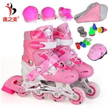 溜冰鞋厂家直销直排轮滑鞋儿童旱冰鞋套装批发溜冰鞋特价