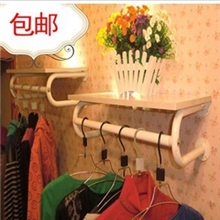 上墙侧挂u型服装货架服装墙货架上墙服装展示架服装货架