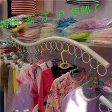 服装店衣架卖衣服用的架子服装展示架子女装店货架上墙侧挂架