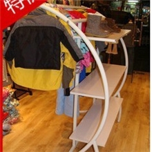 服装货架落地中岛架半圆货架童装货架服装货架服装展示架货架批发