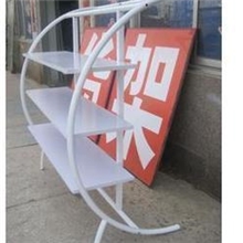 促销价精品服装展示架/童装展示架/白色中岛服装架