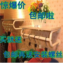 包邮服装店衣架展示架壁挂服装货架上墙挂服装架衣架货架
