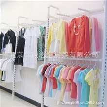 北京热卖精品高档服装店衣架展示架落地靠墙葫芦管服装店必备