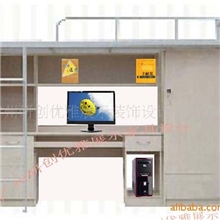 高级公寓床学生床宿舍床铁床床床订做木床组合床