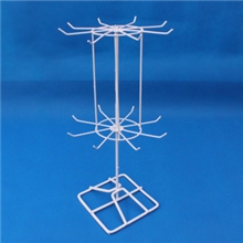 双层铁艺展示架手机壳饰品挂件架小东西首饰架展示架可旋转