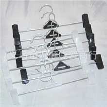 塑料黑白裤架黑三角白三角裤架裤夹塑料裤架