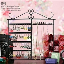 多功能首饰架批发饰品架耳环架展示挂件架欧式首饰盒黑
