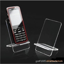 SJ001单座小号手机架热销压克力手机架亚克力手机座透明通用