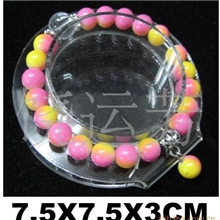 ST002低价混批卧式手链架透明压克力手镯架有机玻璃手镯架