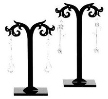 YJ329烟花三件套亚克力有机玻璃透明耳环展示架厂家超低价零售