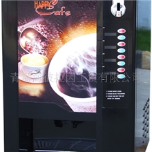 四冷四热咖啡机|冷热投币咖啡机投币式|自动落杯功能