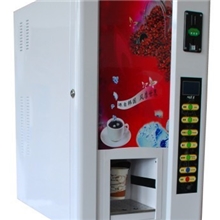 新款4冷4热F308投币饮料机咖啡机咖啡机报价投币咖啡机