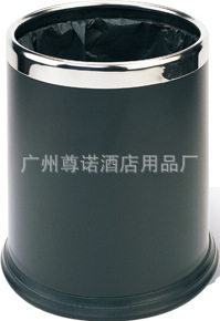 现货供应A-087B双层客房垃圾桶家用圆形小垃圾桶酒店小垃圾桶