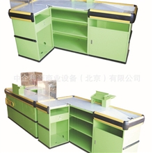 全自动电动收银台电动收银桌百货收银台订制收银台