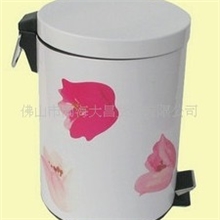 白色烤漆垃圾桶脚踏垃圾桶不锈钢垃圾桶家用脚踩垃圾桶