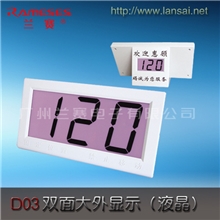 供应兰赛银行专用D-03双面监控液晶外显示厂家直销