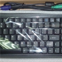 厂家直销优质塑料一体化轨迹球键盘USBPS2接口