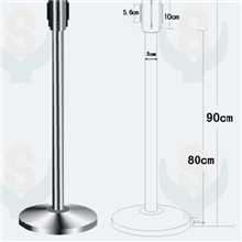 深圳银商电子供应不锈钢栏杆伸缩隔离栏杆排队栏杆导向栏杆