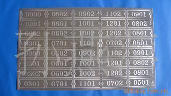 供应信报箱标牌，铜牌，不锈钢标牌，信报箱蚀刻