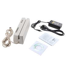 供应MSR606全三轨高抗磁卡读写器，磁卡读写机