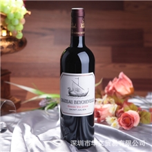 原装正品2008法国中龙船干红葡萄酒味道纯正