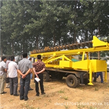 供应小型螺旋360&deg;打桩机钻机自力机械