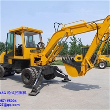 小型挖沟机、轮式挖掘机、掘沟机、挖土机、土方挖掘机