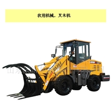 秸秆类原料的装卸倒运堆垛拆垛和移动喂料作业ZL15J型抓木机