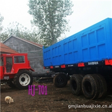 供应最新优质高密建华机械厂供应大型液压翻斗拖车（销往国内外）