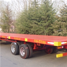 高密建华机械厂供应大型平板挂车（销往国内外）平板挂车