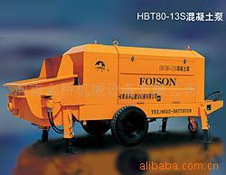 河南优供铁路桥梁混凝土泵混凝土输送泵地泵小型混凝土拖泵