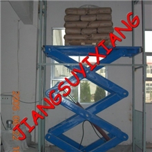 载重1吨升高5.8米固定剪叉式升降平台、升降机