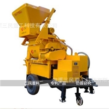 三民重科强制式搅拌拖泵的施工案例图片视屏相关内容