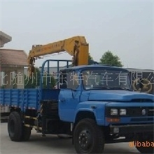 东风尖头随车起重运输车(图)