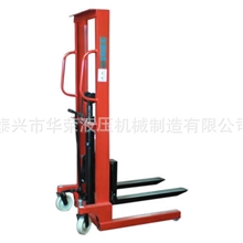 CTY-1吨手动液压叉车/升高车/堆高车/液压叉车手动堆高叉车