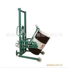 供应0.5吨1.5米高液压油桶倾倒车可倾式油桶堆高装卸车取料车