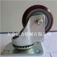 环球脚轮3寸万向轮超强聚胺脂轮活动轮子静音轮子红色
