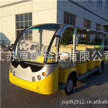 电动巡逻车，铭德牌，黄色十二座观光车（大型娱乐休闲中心专用）