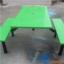 厂家批发玻璃钢餐桌,快餐桌椅,食堂餐桌台,四人餐桌椅