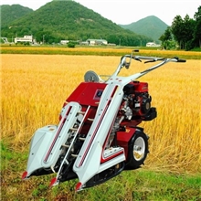 小型小麦水稻割晒机收割打捆机PF-120两行收割打捆机收割机