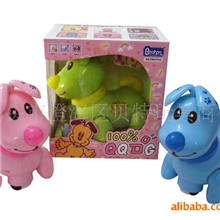 078A厂家直销电动狗QQ狗带3C玩具批发淘宝热销益智电动玩具,
