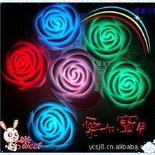 浪漫七彩玫瑰灯/小夜灯/七彩渐变/浪漫玫瑰灯